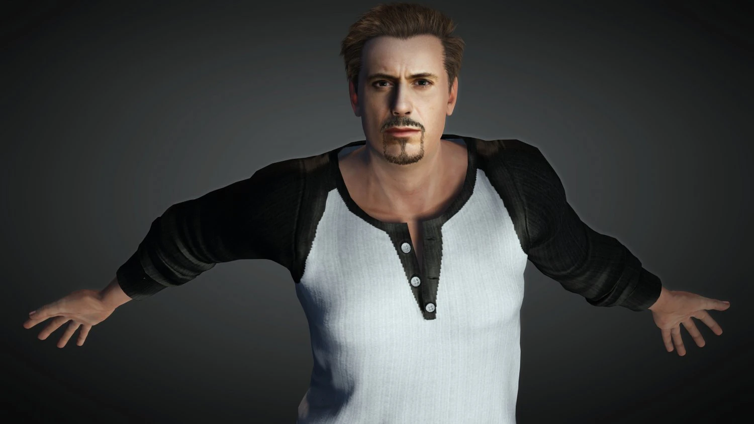 robert john downey junior 4k texture 3D Model .c4d .max .obj .3ds .fbx .stl .blend 