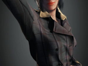 girl 4k texture Model 3D
