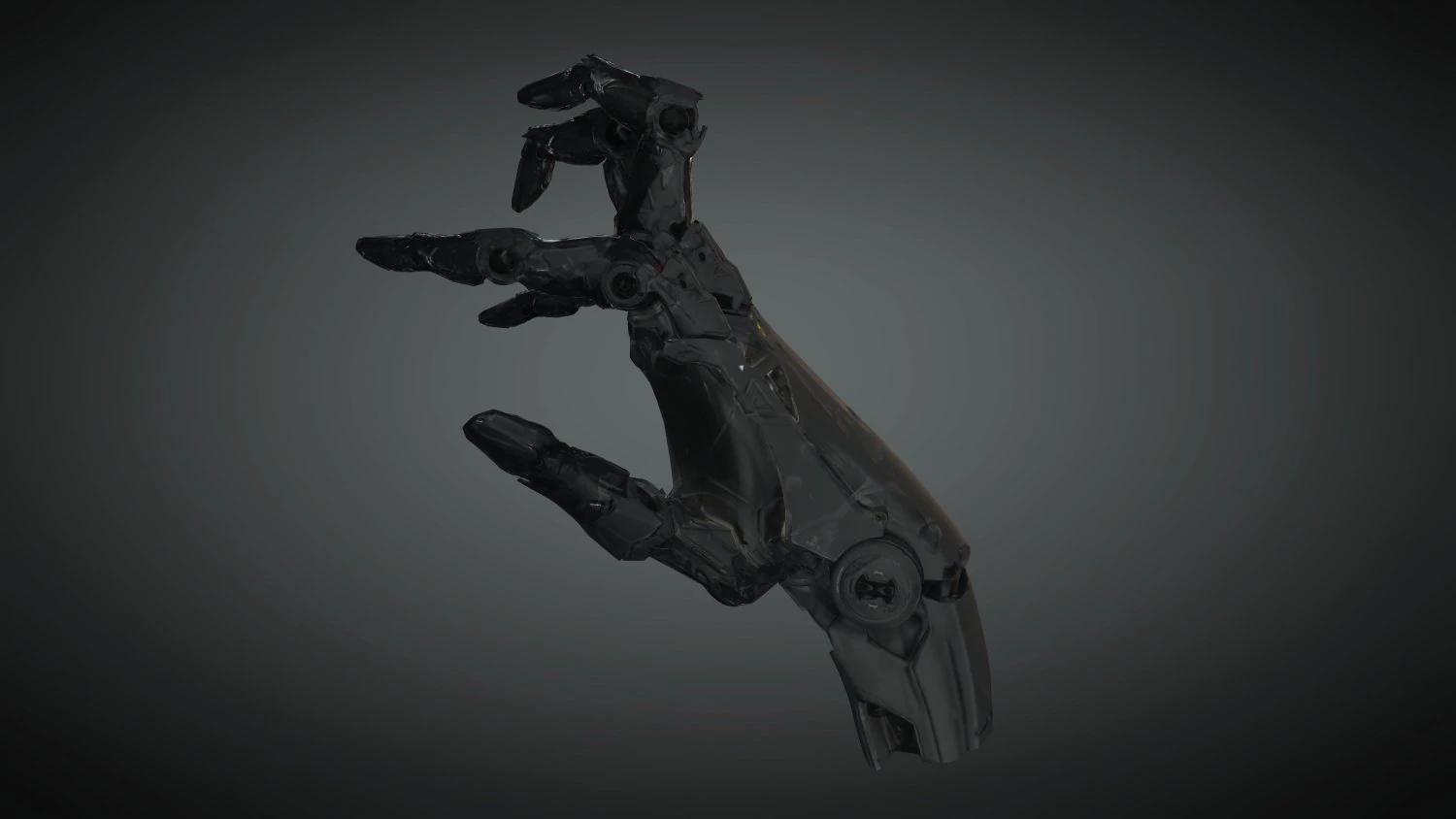 cyber hand 3D Model .c4d .max .obj .3ds .fbx .stl .blend 