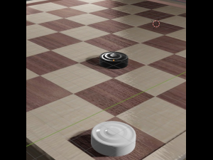 checkers are all pieces 3D Model