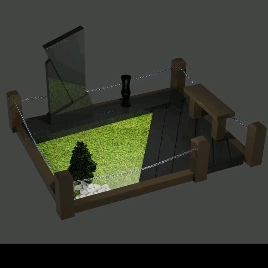 a set of graves 12 pieces 3D Model .c4d .max .obj .3ds .fbx .stl .blend 