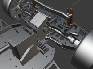 fully finished 3d chassis for rc 3d print 3D Model