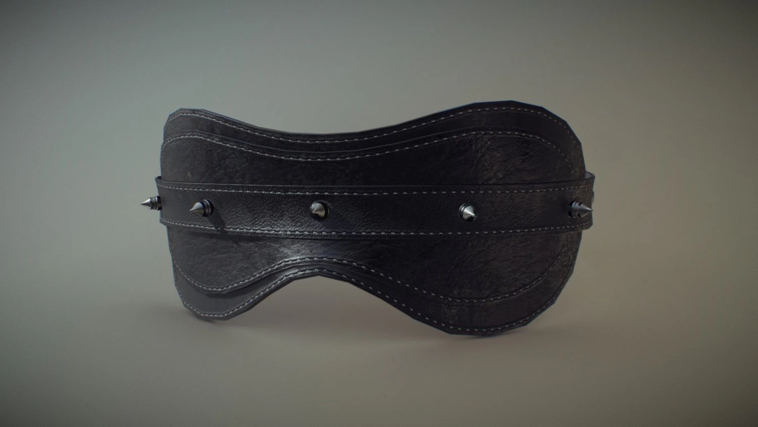 black leather bdsm blindfold eye strap bondage 3D Model .c4d .max .obj .3ds .fbx .stl .blend 