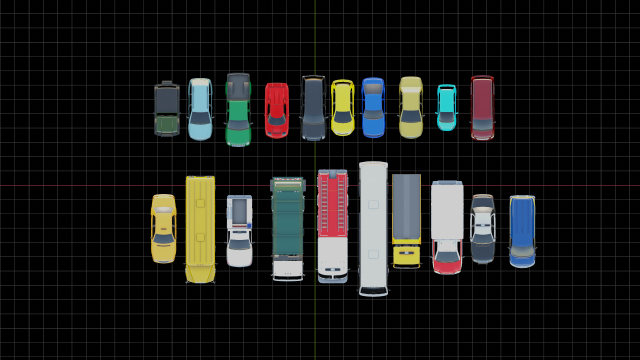 CITY CARS GAMEREADY PACK 3D 모델 .c4d .max .obj .3ds .fbx .stl .blend 