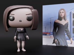 FUNKO POP LUCIA GTA 6 3D Модель