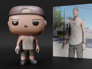 FUNKO POP JASON GTA 6 Modelo 3D