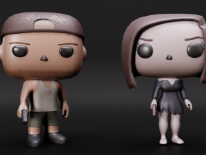 FUNKO POP JASON LUCIA GTA 6 3D Model