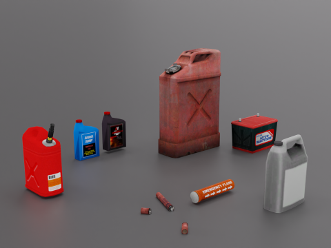 Car Service Props Part 2 Modelo 3D