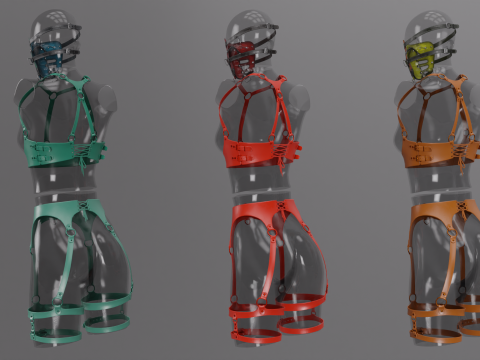 Erotic Clothes Pack Modèle 3D
