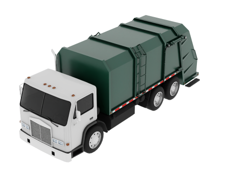 Garbage Truck 3D Модель