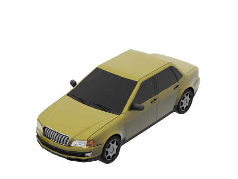 Sedan 3D Model