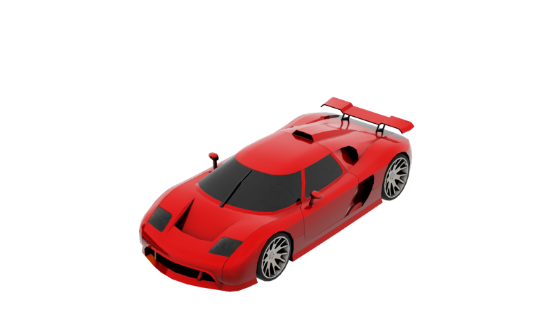 Sport Car 3D 模型 .c4d .max .obj .3ds .fbx .stl .blend 