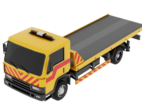 Tow Truck 3D Model
