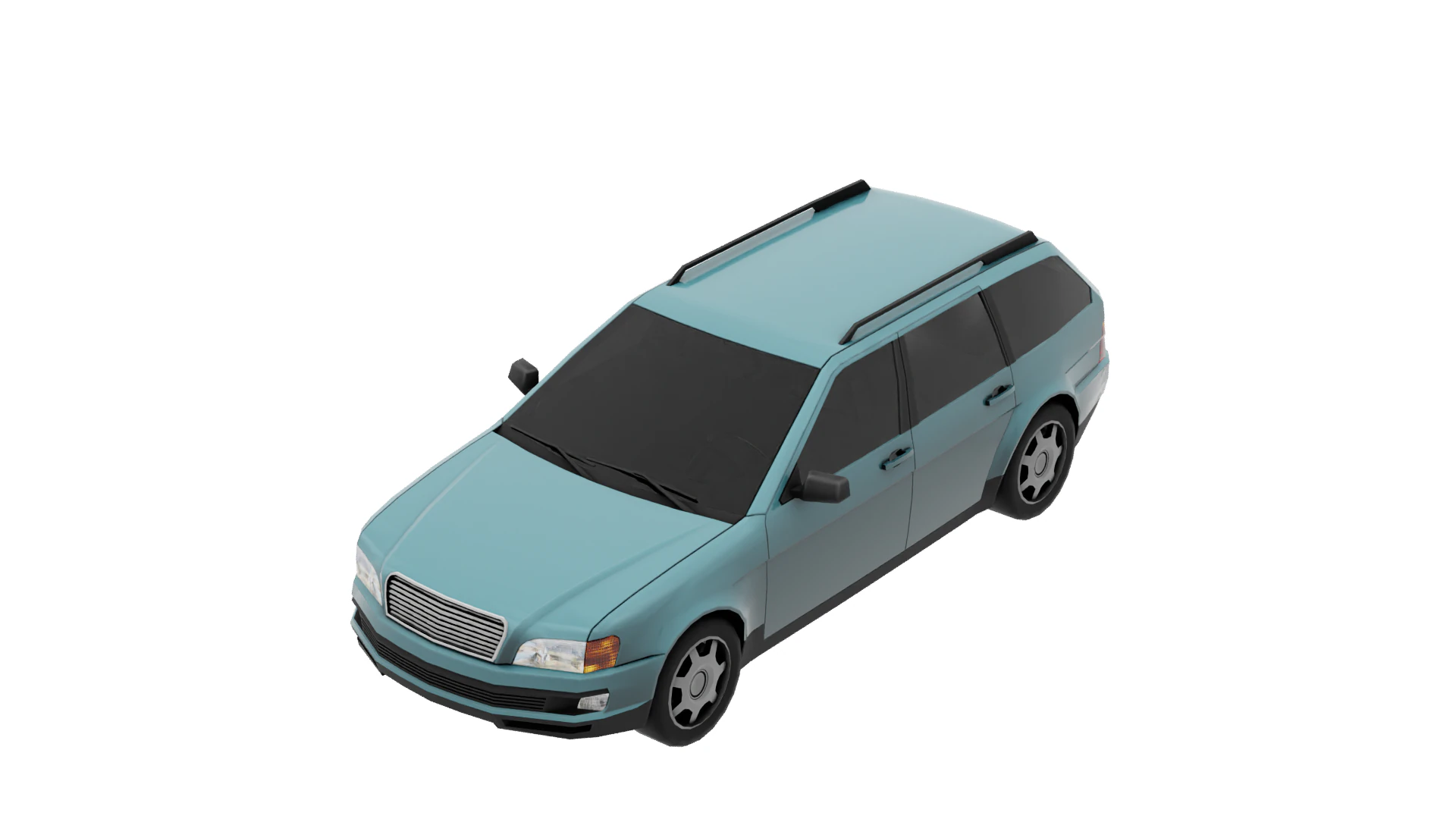 Wagon 3D Model .c4d .max .obj .3ds .fbx .stl .blend 