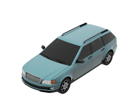 Wagon 3D-Modell