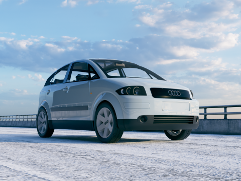 Audi A2 Model 3D