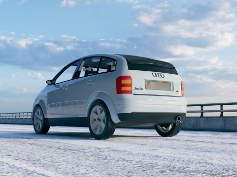 Audi A2 3D Model