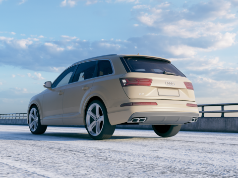 Audi Q7 Model 3D
