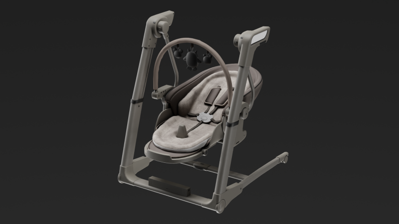 Modern Velvet Accent Chair Modelo 3D .c4d .max .obj .3ds .fbx .stl .blend