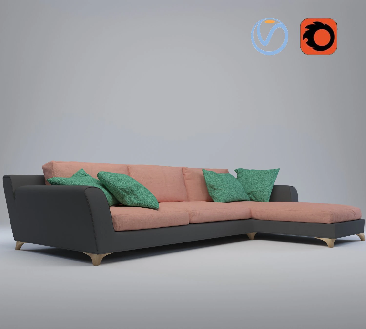 Sofal 3D Model .c4d .max .obj .3ds .fbx .stl .blend 