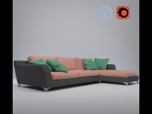 Sofal 3D Modell