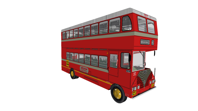 Ashok Leyland Single Cabin Double Decker Bus - Mumbai Citys Best.