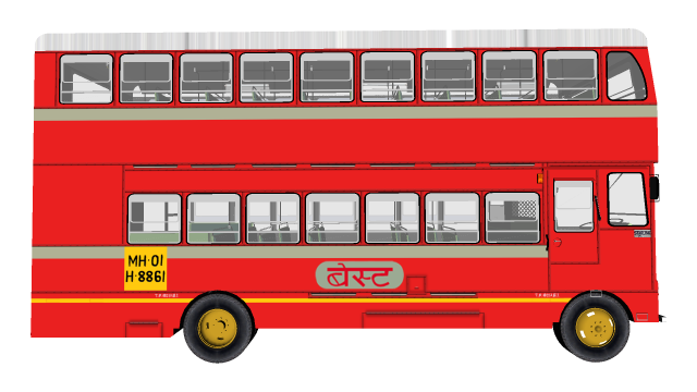 Ashok Leyland Single Cabin Double Decker Bus - Mumbai Citys Best.