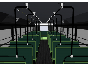 ashok leyland single cabin double decker bus - mumbai citys best bus bs-1 diesel model Modèle 3D