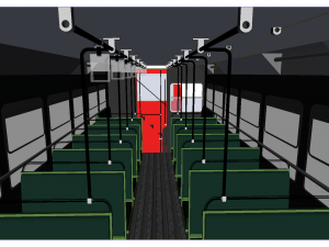 ashok leyland single cabin double decker bus - mumbai citys best bus bs-1 diesel model Modèle 3D