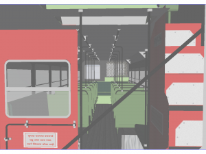 ashok leyland single cabin double decker bus - mumbai citys best bus bs-1 diesel model Modèle 3D