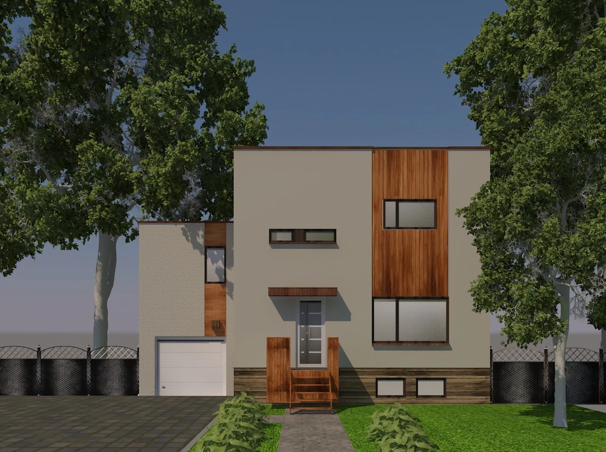 house in 3ds max render 3D Model .c4d .max .obj .3ds .fbx .stl .blend 