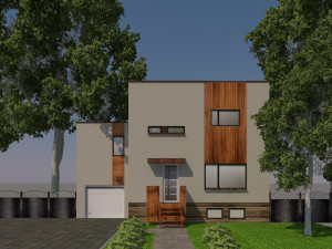 house in 3ds max render Modelo 3D