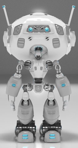 robot 3D 模型 .c4d .max .obj .3ds .fbx .stl .blend 