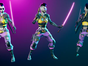 cyberpunk samurai 3D Model
