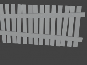 small fence 3D 모델