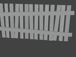 작은 울타리 3D 모델