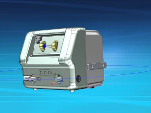 montagem do ventilador Modelo 3D