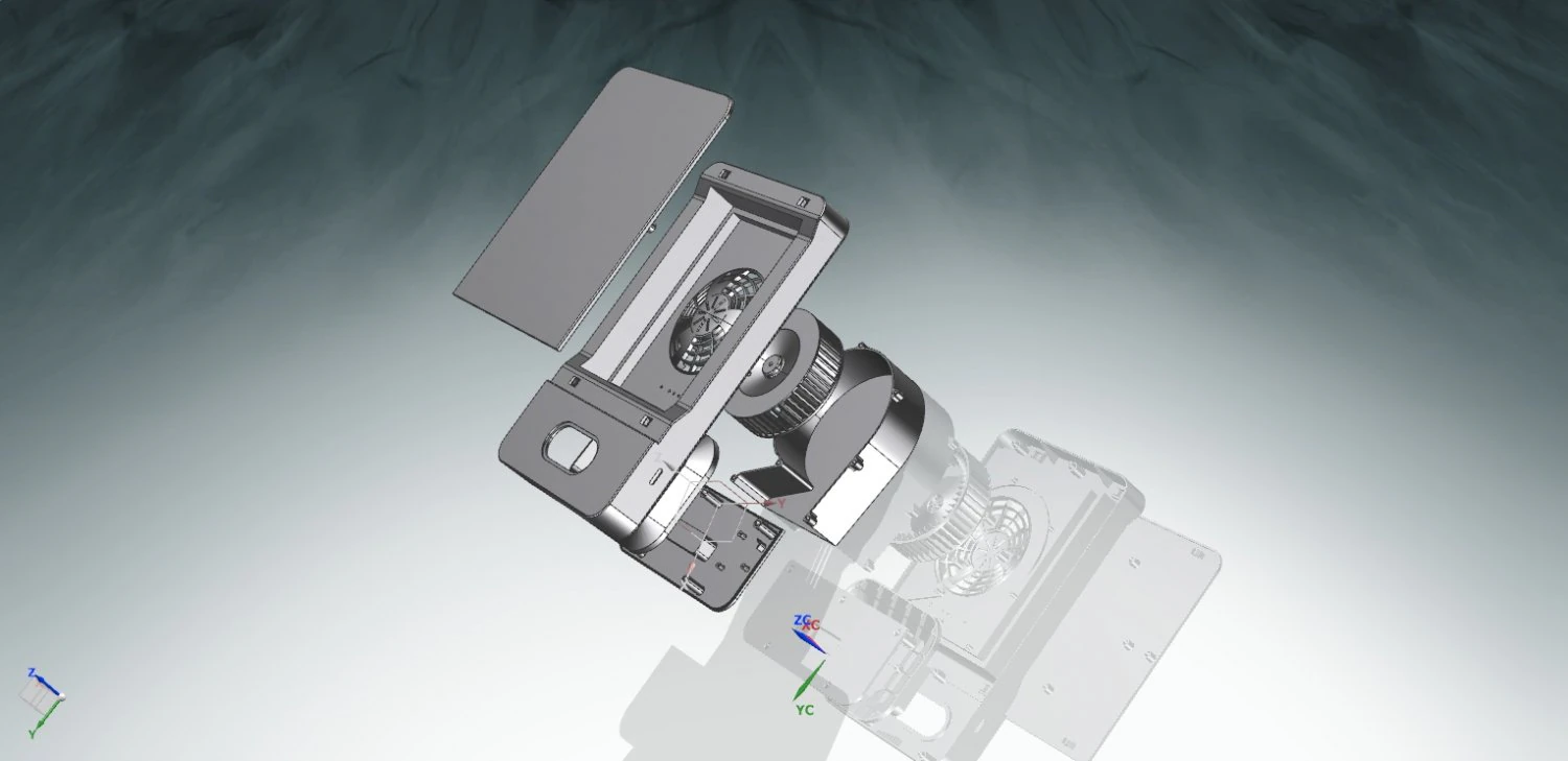 air purifier 3D Model .c4d .max .obj .3ds .fbx .stl .blend 