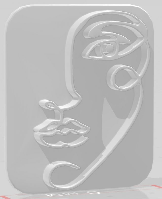 polymer clay stamp face 3D प्रिंट मॉडल .c4d .max .obj .3ds .fbx .stl .blend 