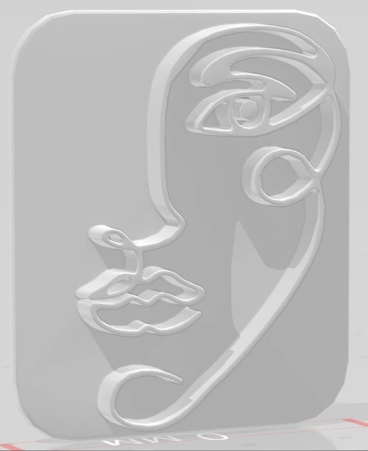 polymer clay stamp face 3D Print Model .c4d .max .obj .3ds .fbx .stl .blend 