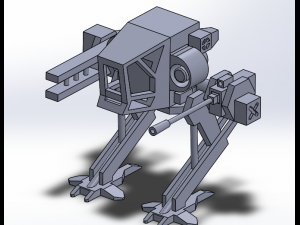Mecha miniature 3D 프린트 모델