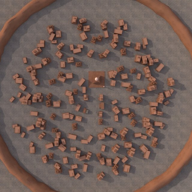arabian city 3D Модель .c4d .max .obj .3ds .fbx .stl .blend 