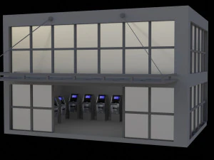 automated teller machine 3D Model