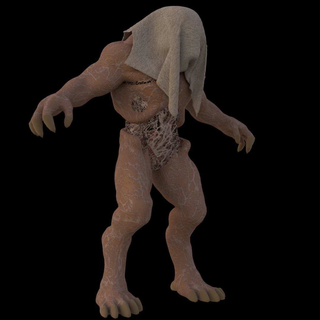 звір 3D Модель .c4d .max .obj .3ds .fbx .stl .blend 