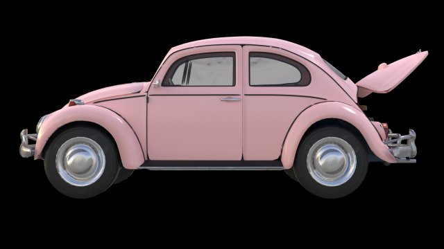 bettle Modelo 3D .c4d .max .obj .3ds .fbx .stl .blend 
