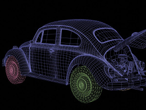 bettle Modelo 3D