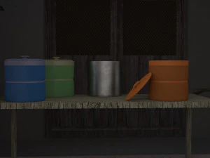 столовая 3D Модель