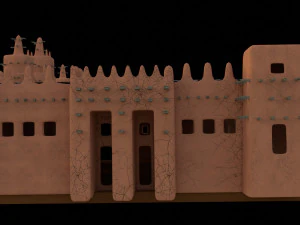 clay building 3D Model