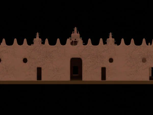 clay building 3D Model