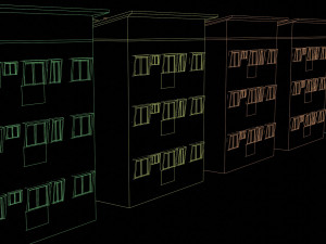 fancy block of flats Modello 3D